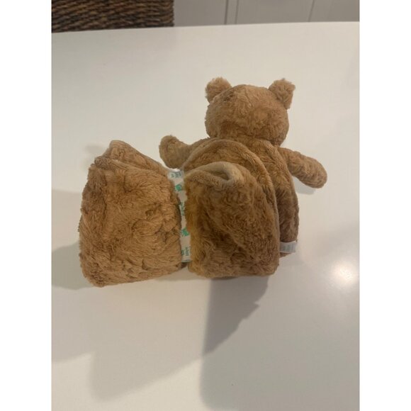 Jellycat Bartholomew Bear Baby Blankie - Plush Teddy Bear & Soft Blanket Combo - Picture 8 of 8